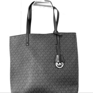Michael Kors Black Monogram PVC Tote